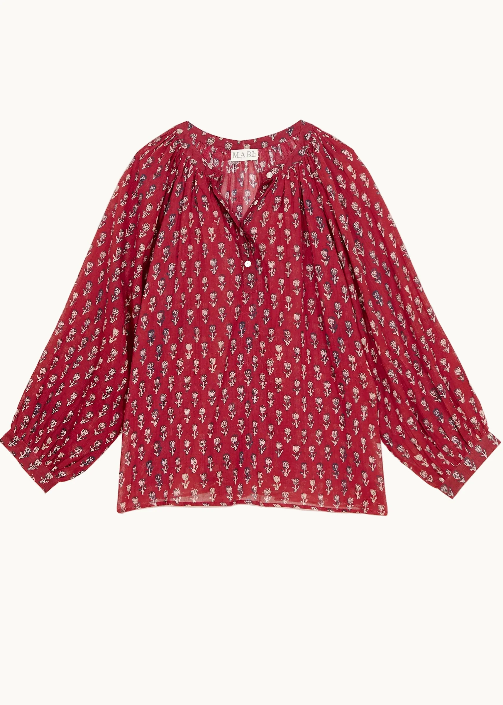Ari Long Sleeve Top - Berry - Image 5