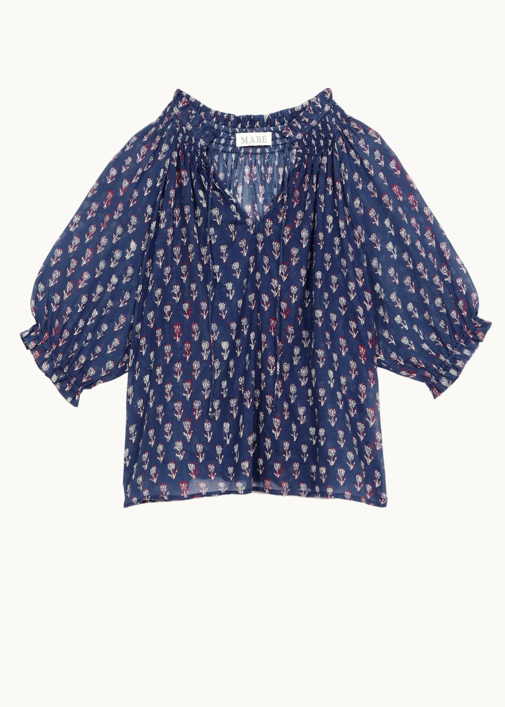 Ari Short Sleeve Top - Indigo - Image 5
