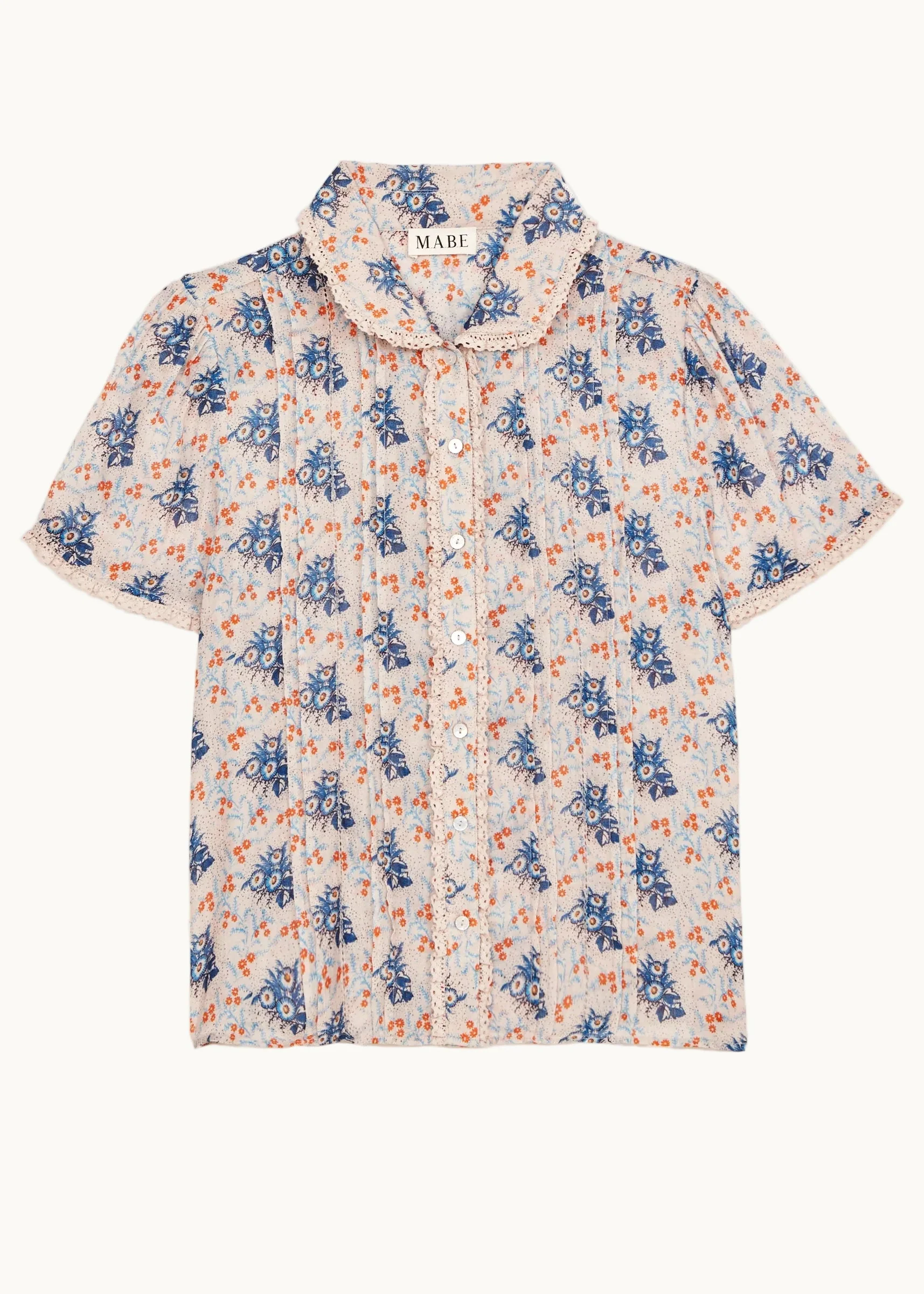 Aster Collar Short Sleeve Top - Multi - Image 3