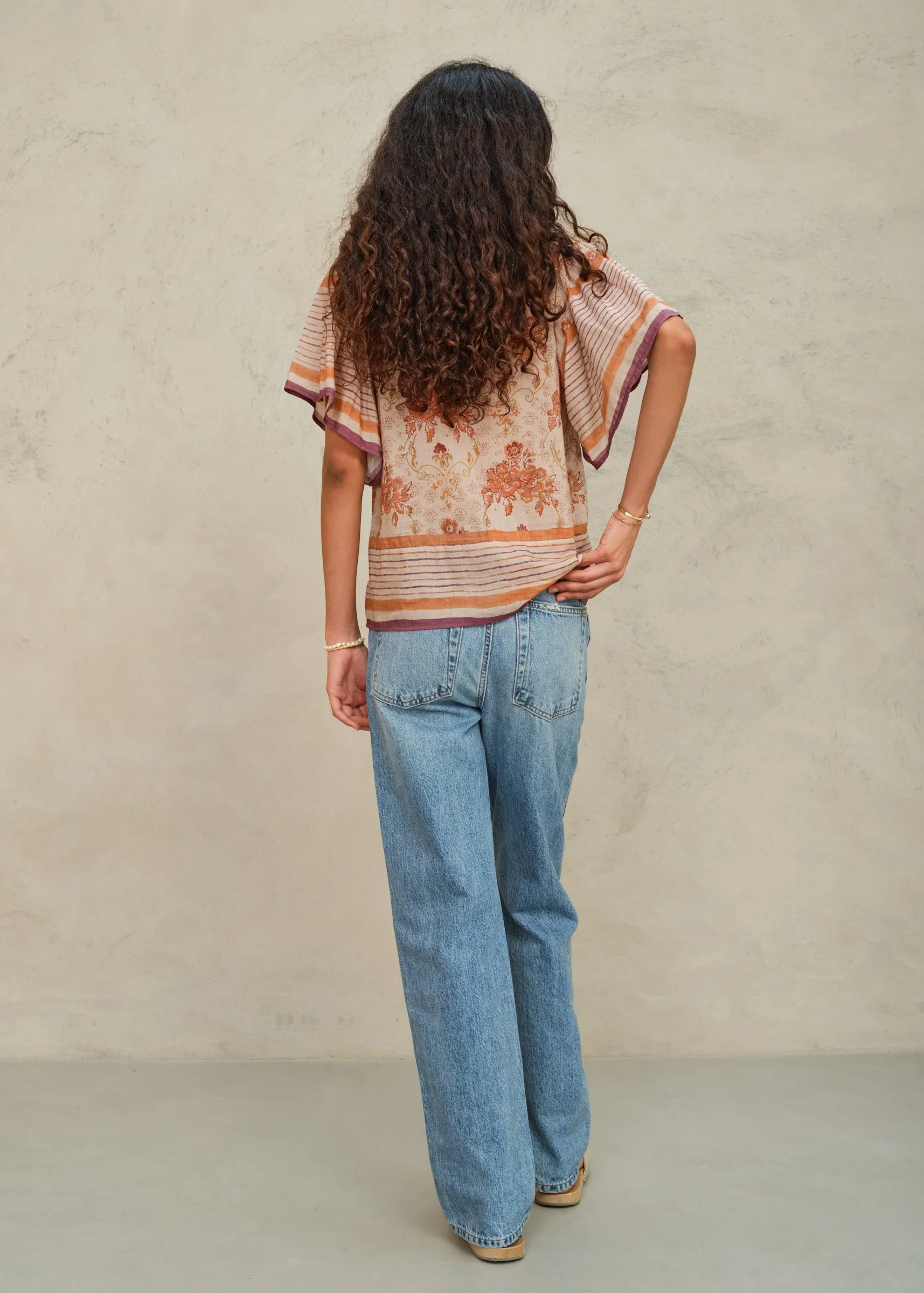 Aubrie Short Sleeve Top - Multi - Image 3