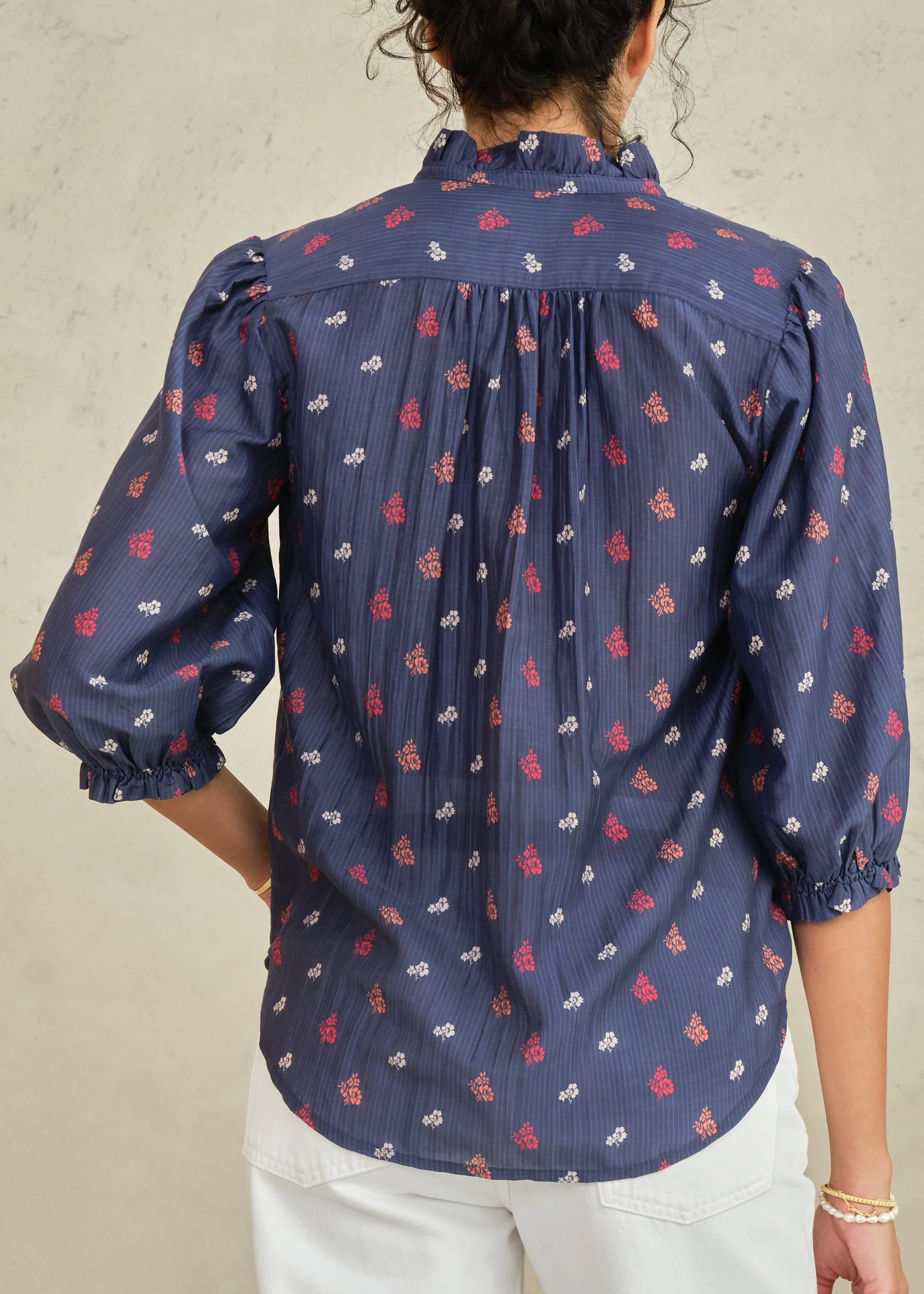 Auden Long Sleeve Top - Navy - Image 2