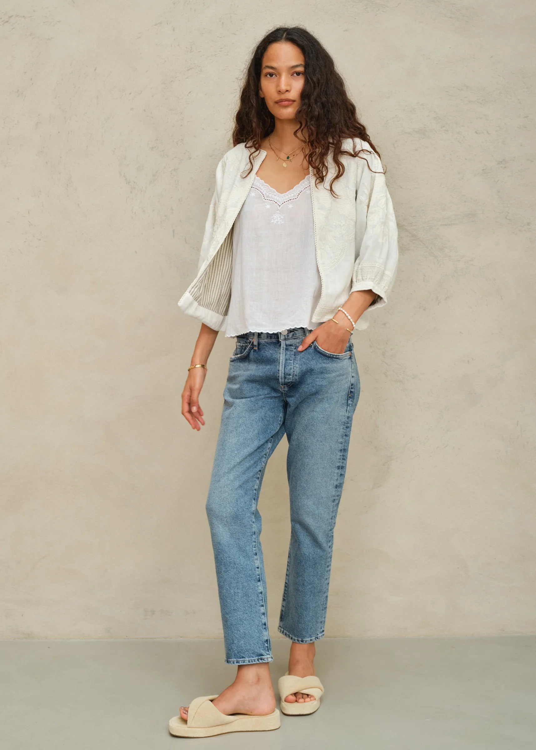 Averi Jacket - Ivory - Image 3