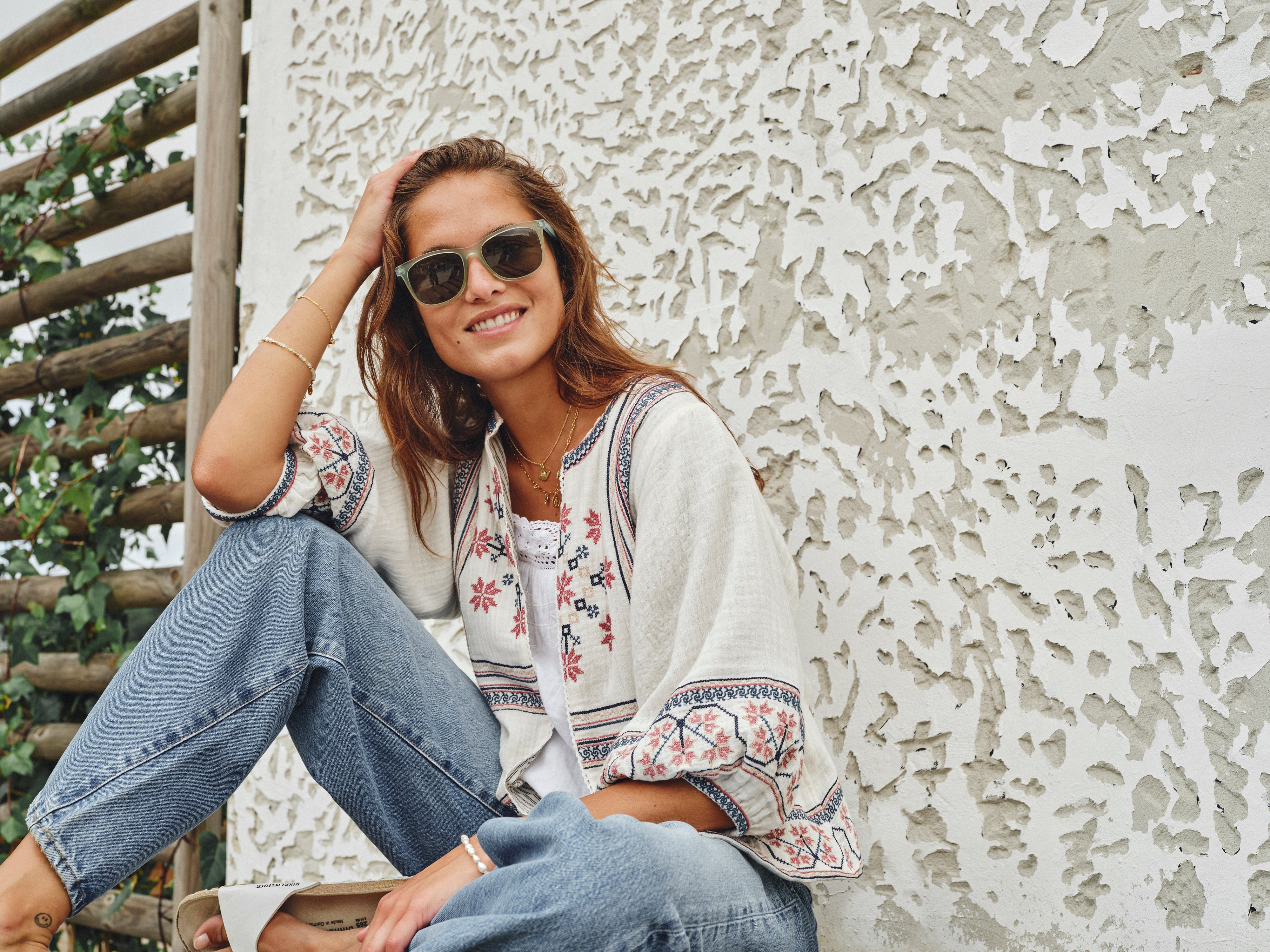 Calista Jacket - Ecru/Multi - Image 5