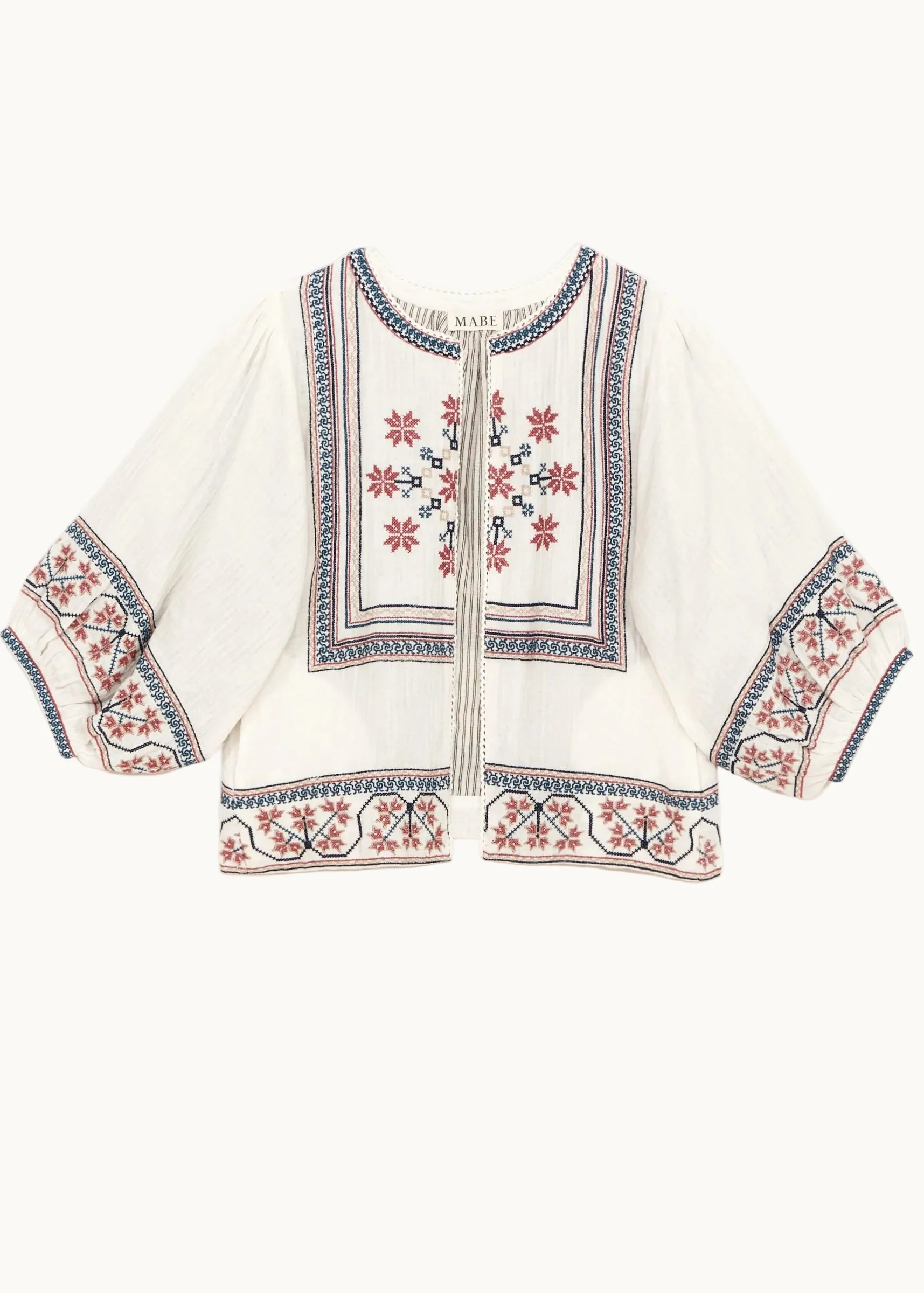 Calista Jacket - Ecru/Multi - Image 6