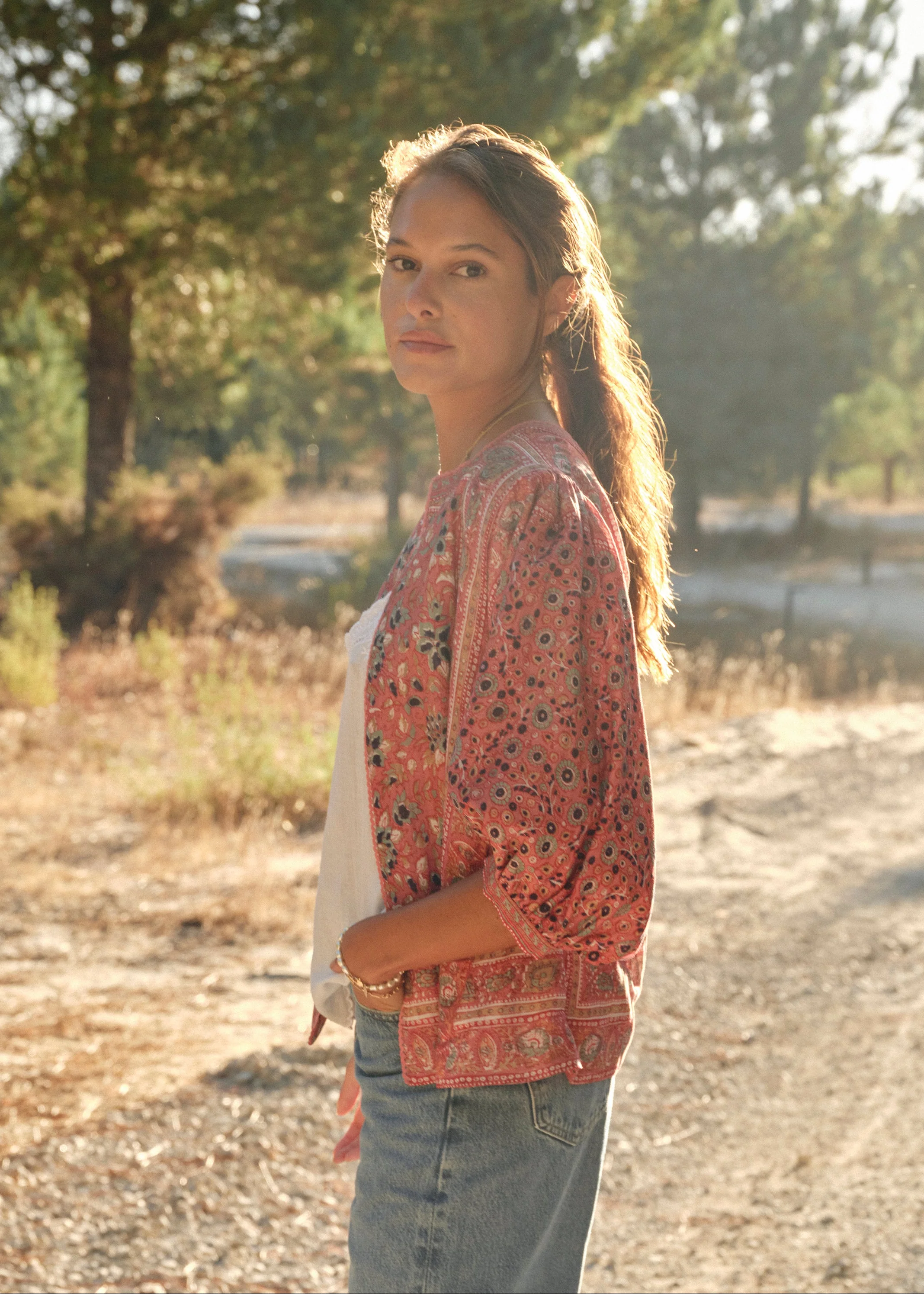 Darla Jacket - Rose/Multi - Image 2