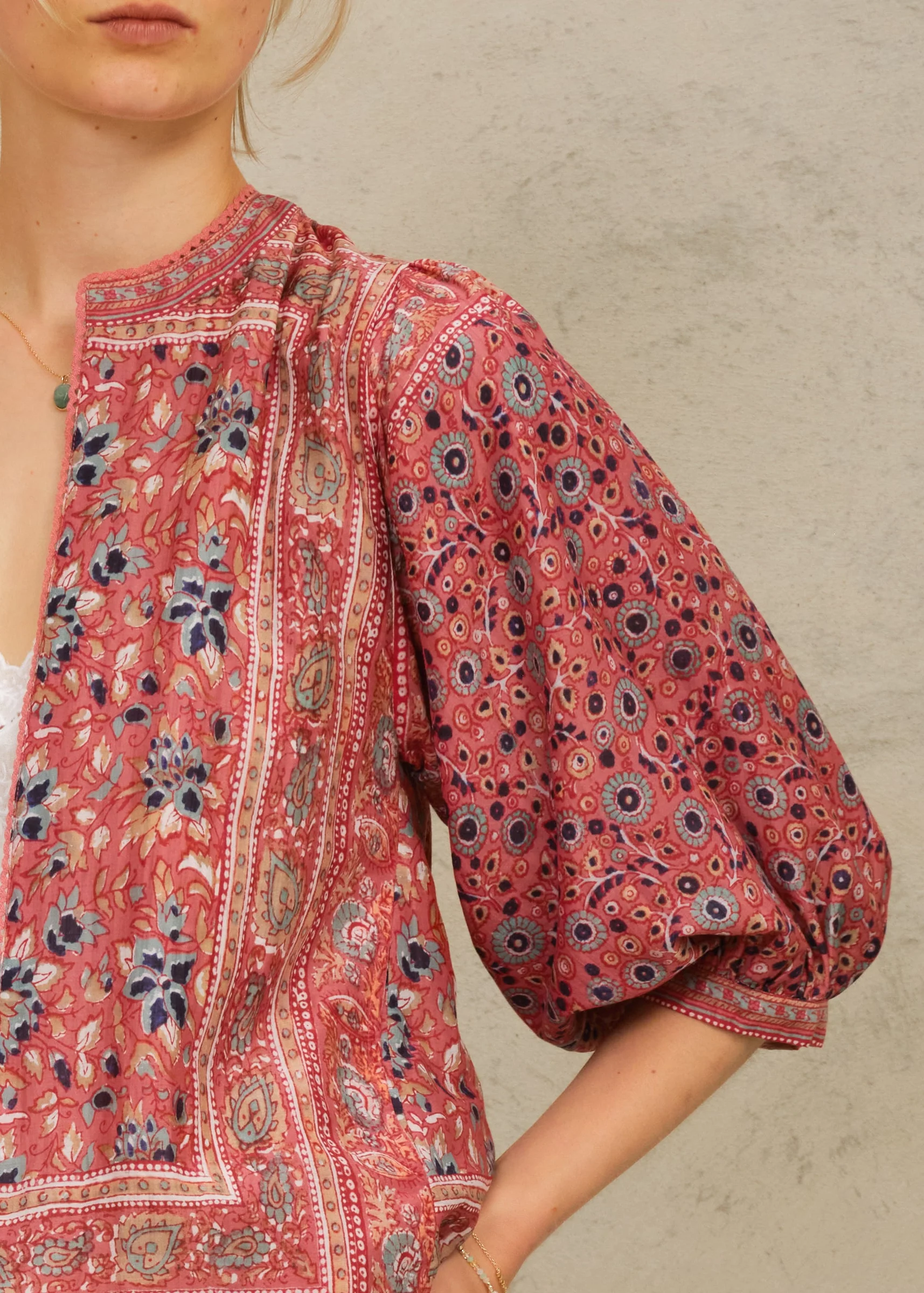 Darla Jacket - Rose/Multi - Image 4