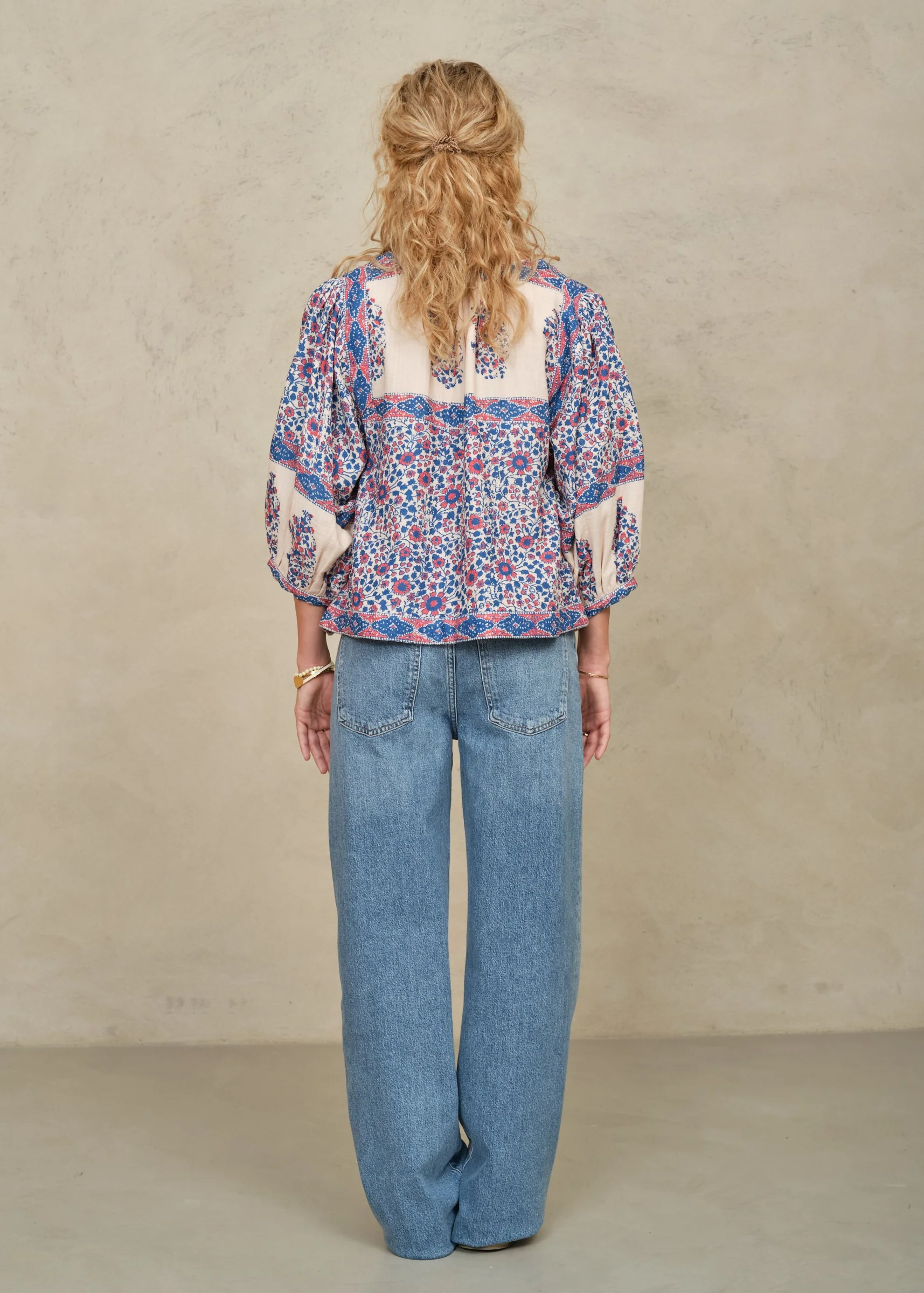 Della Jacket - Blue/Pink - Image 4