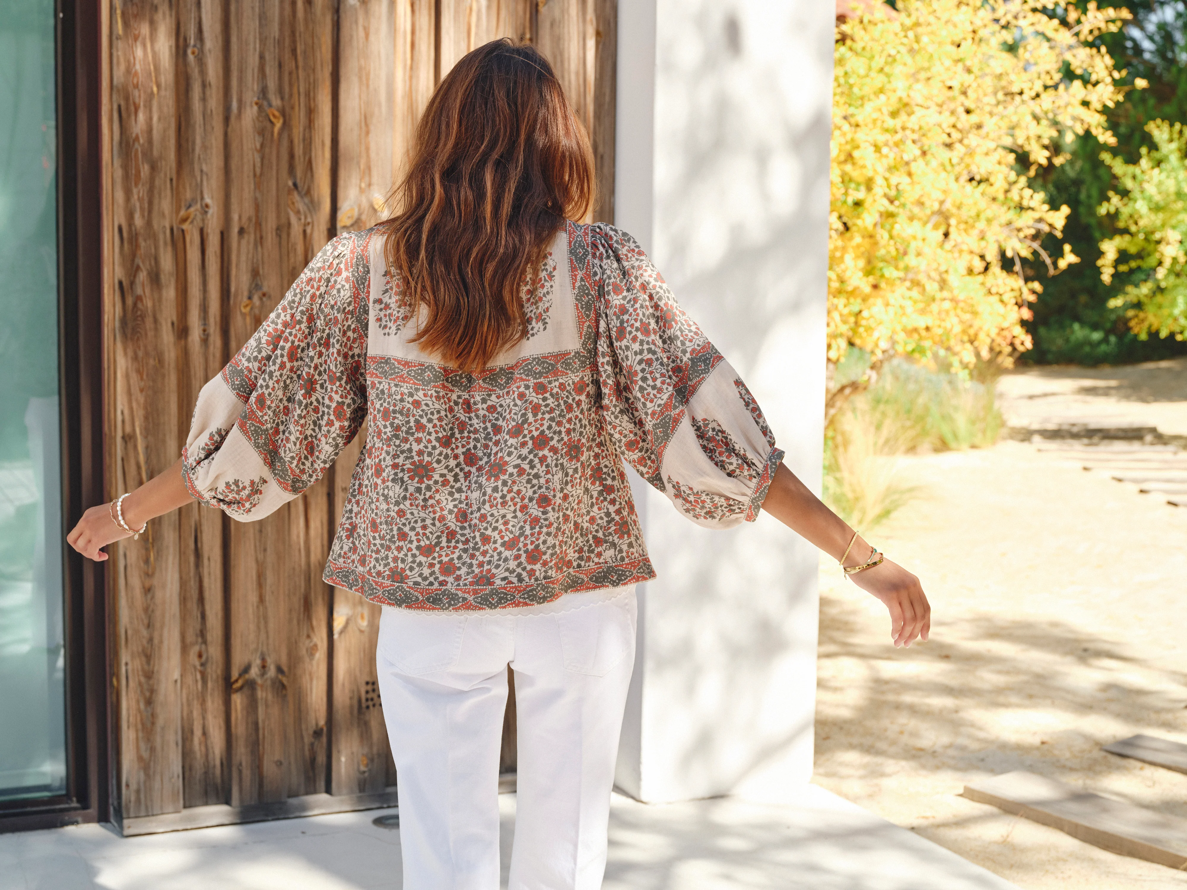 Della Jacket - Rust/Khaki - Image 4