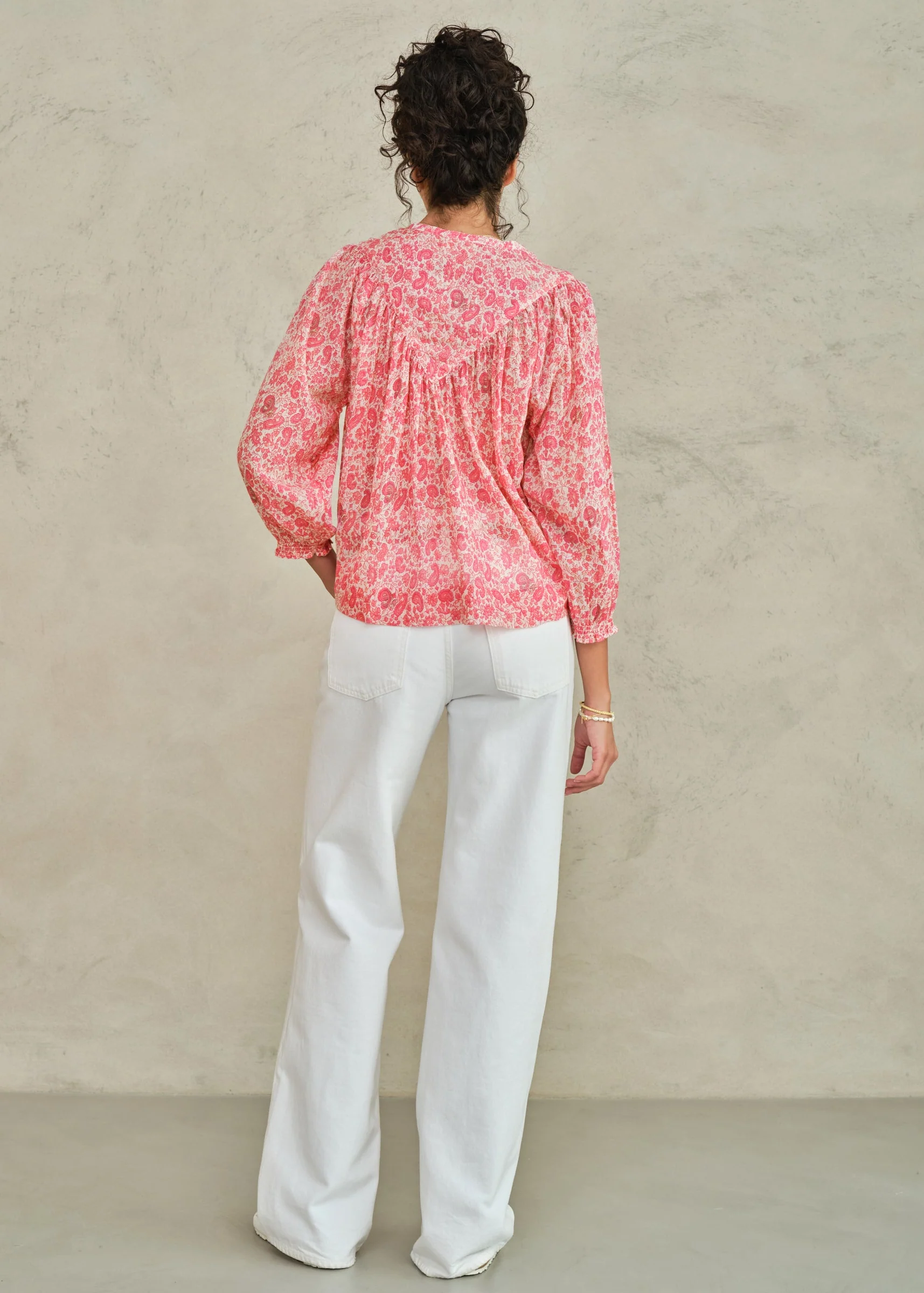 Esti Long Sleeve Top - Pink - Image 6
