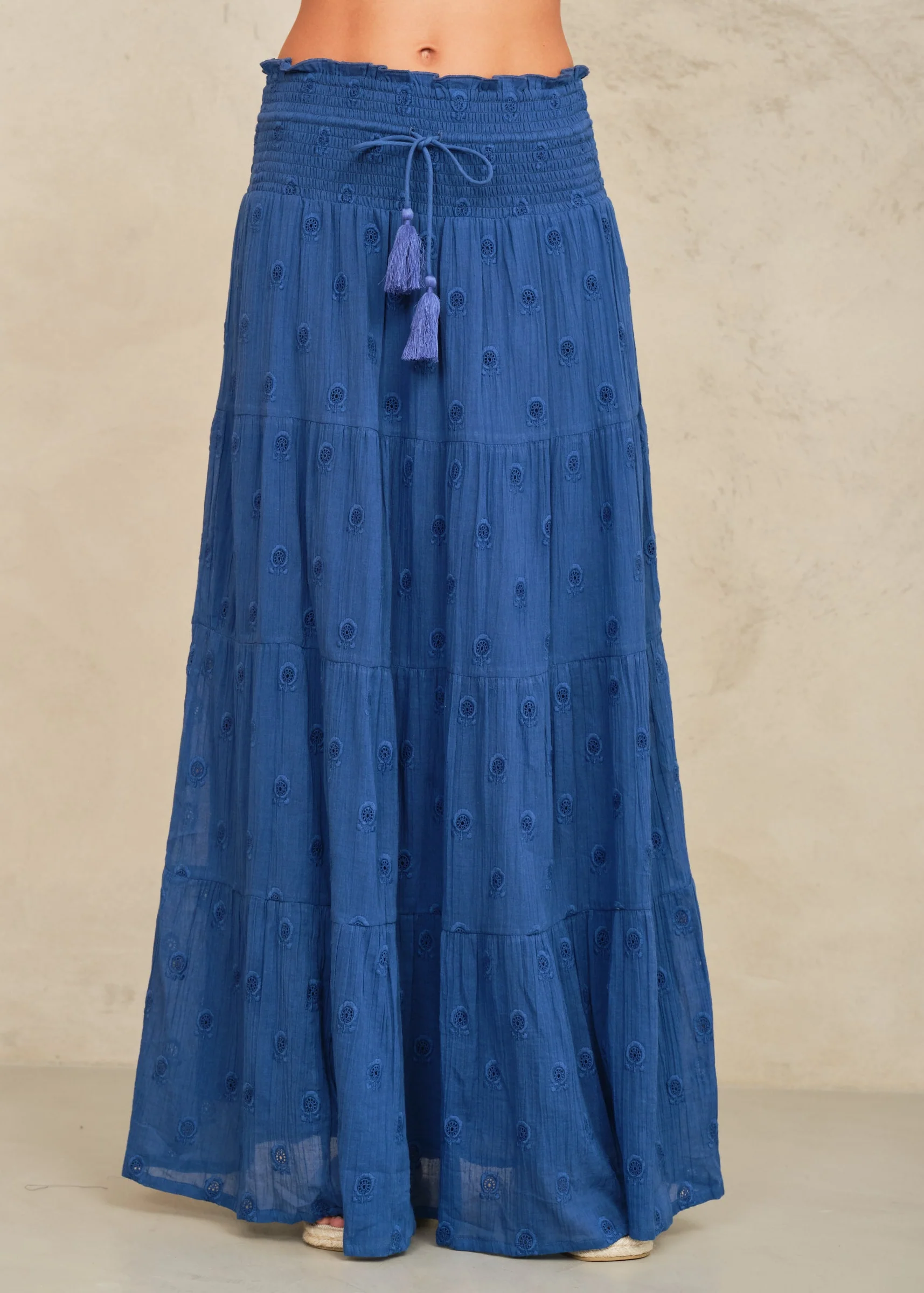 Frani Maxi Skirt - Cobalt - Image 3
