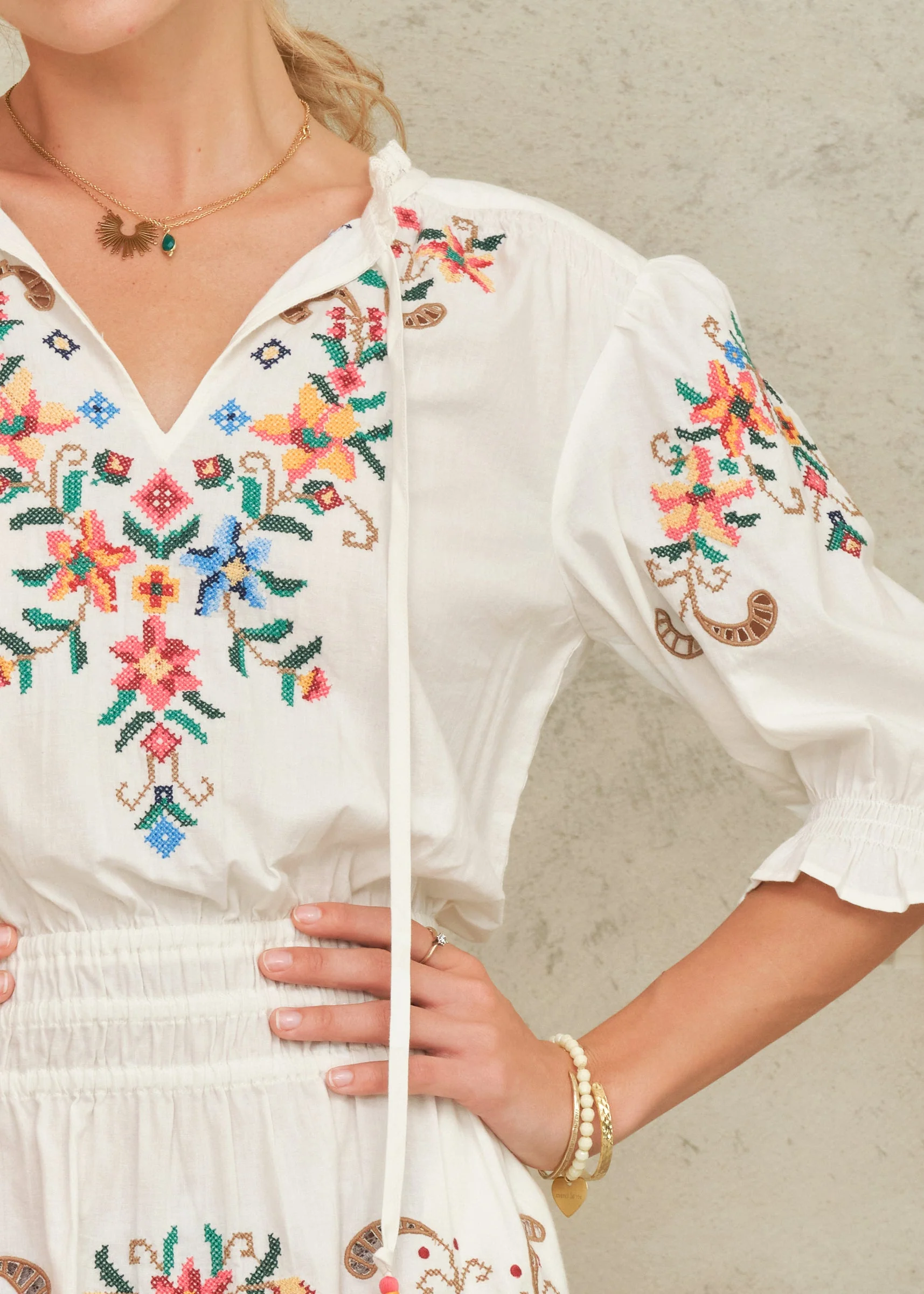 Gracie Midi Dress - Multi - Image 3