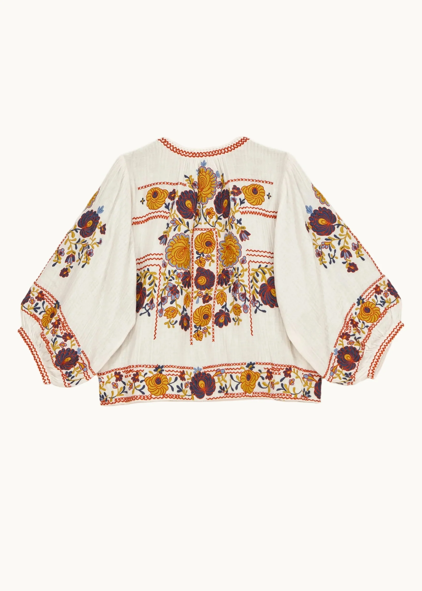 Greta Jacket - Ecru/Multi - Image 4