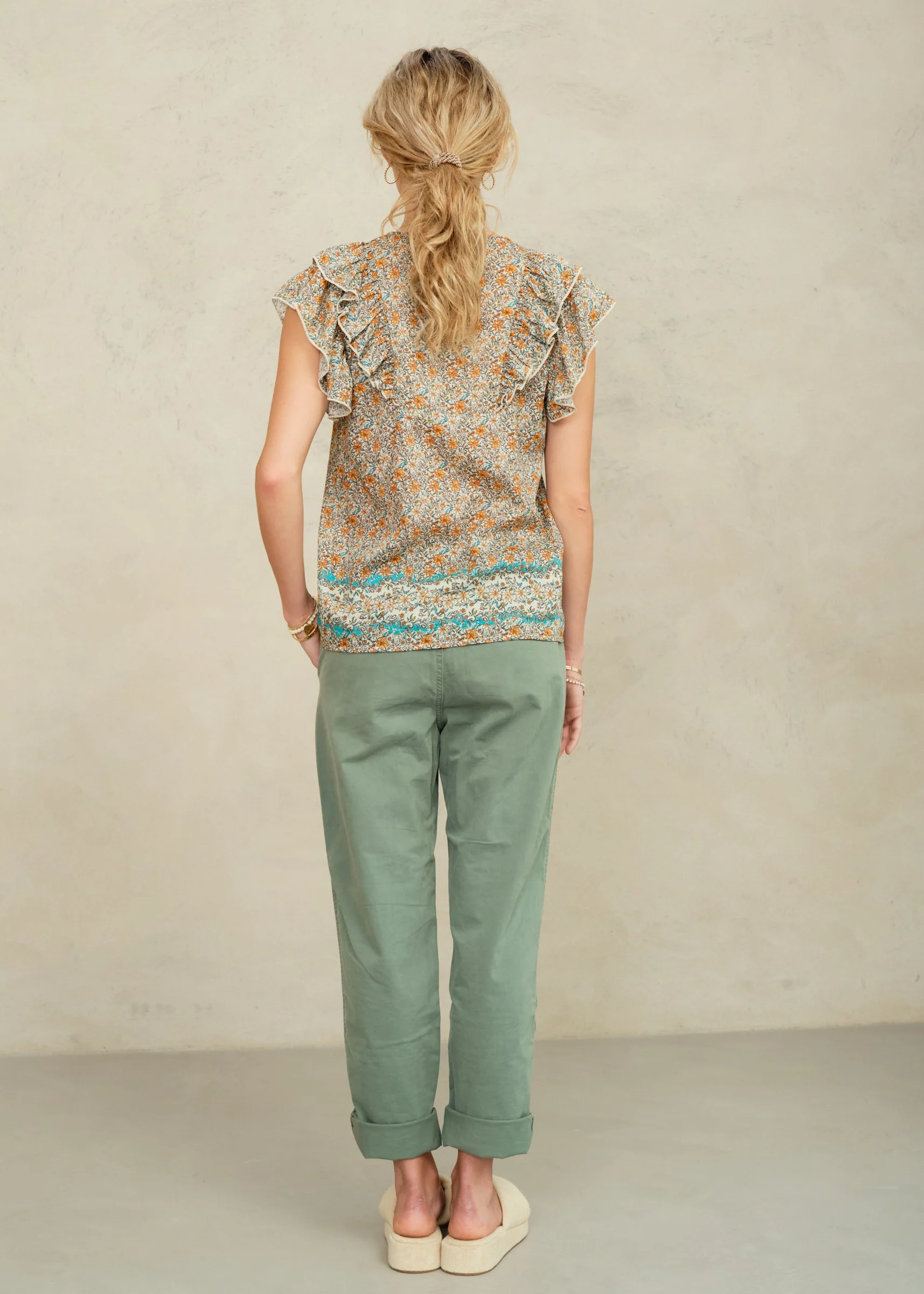 Jaci Frill Top - Multi - Image 2