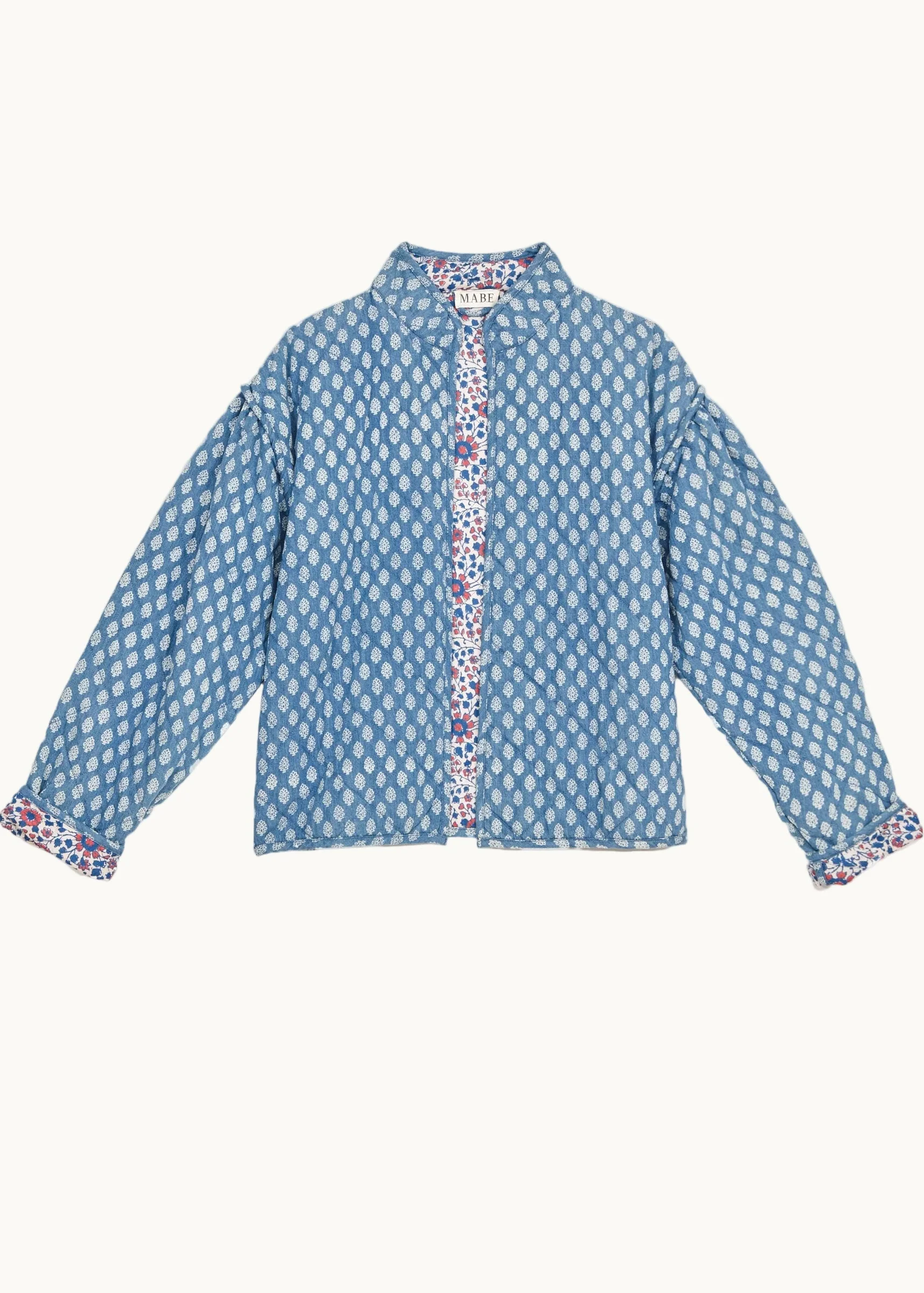Jenna Quilted Jacket - Blue - Image 4