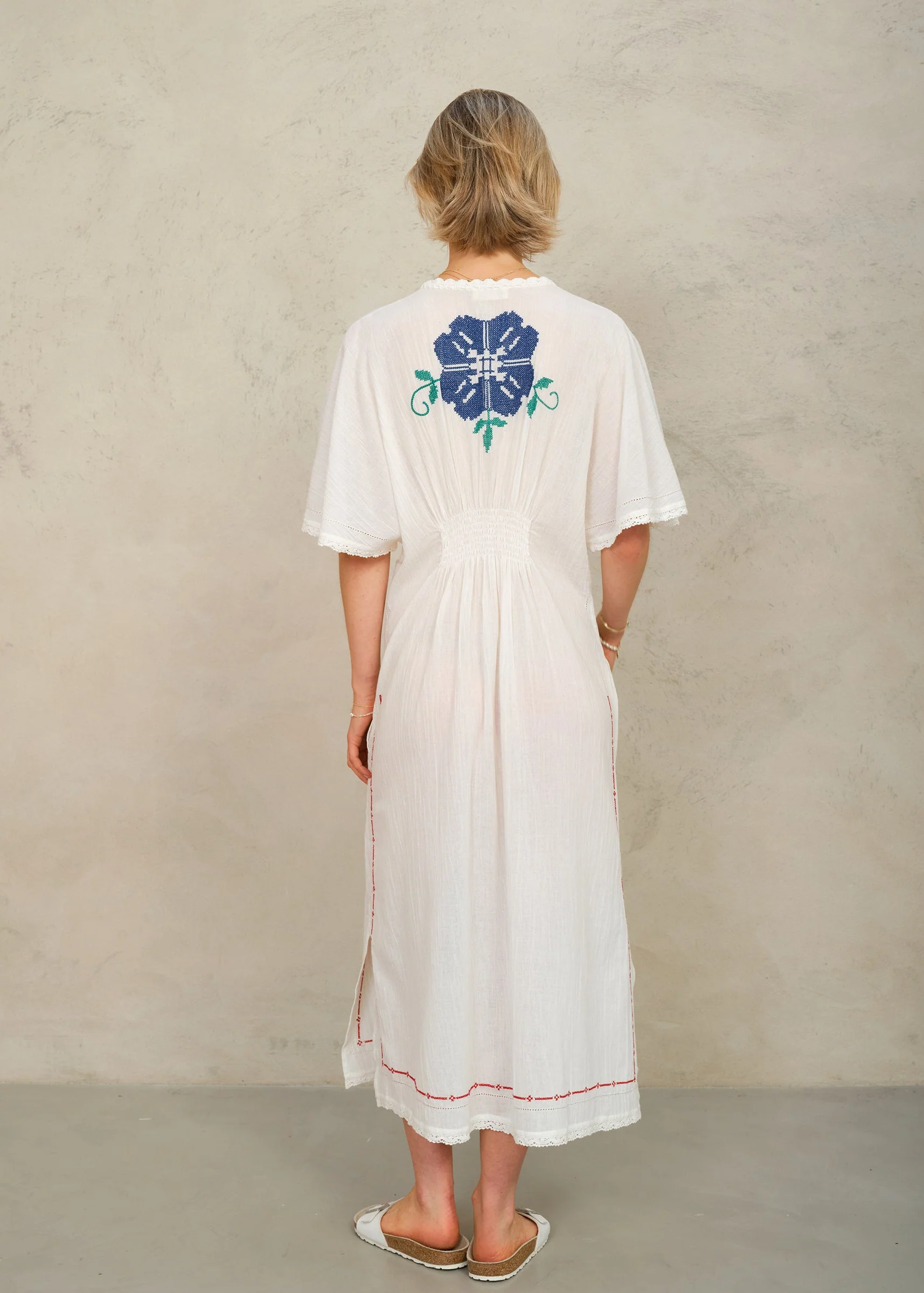 Laney Dress - Ecru/Multi - Image 3