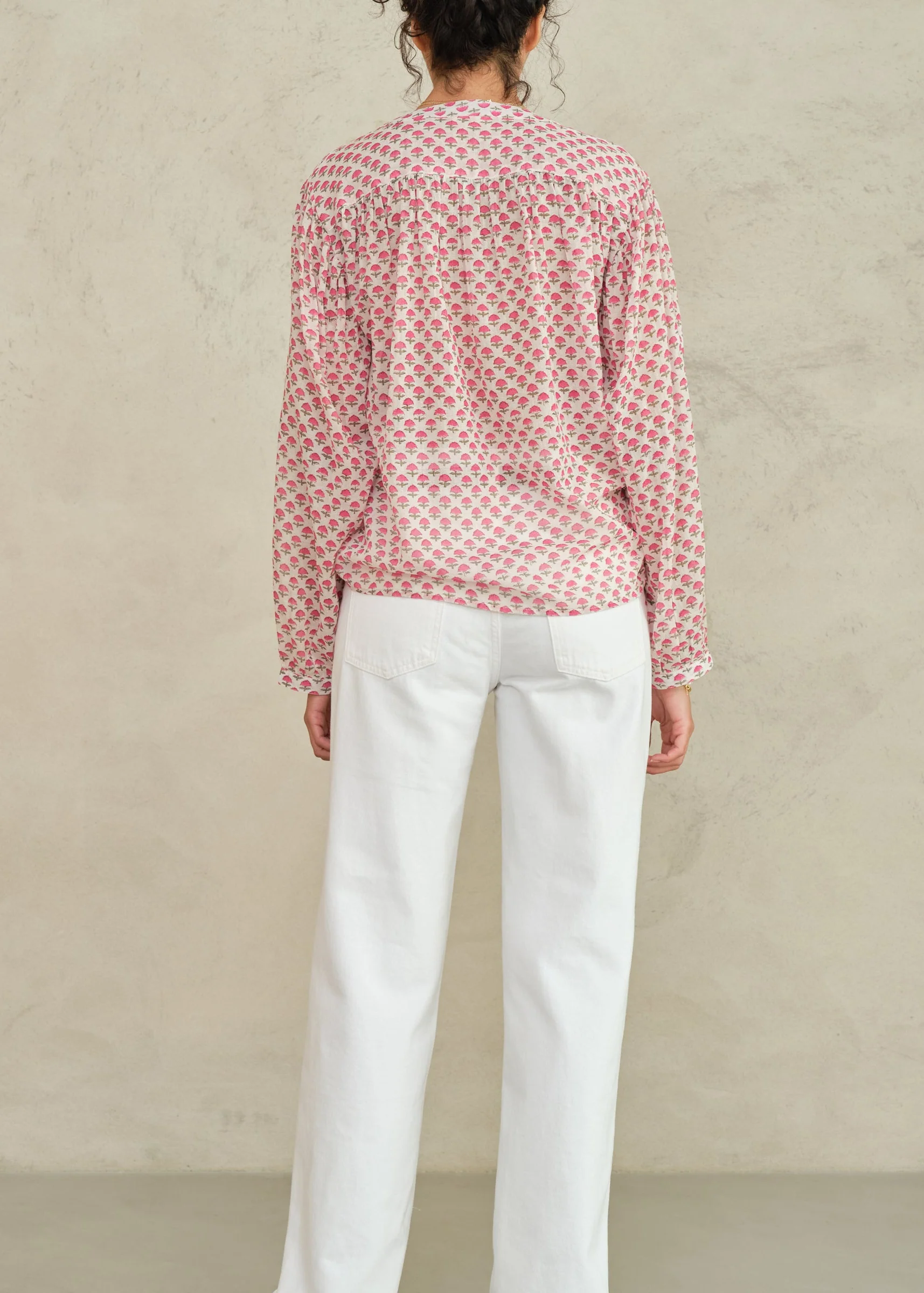 Letty Long Sleeve Top - Pink - Image 2