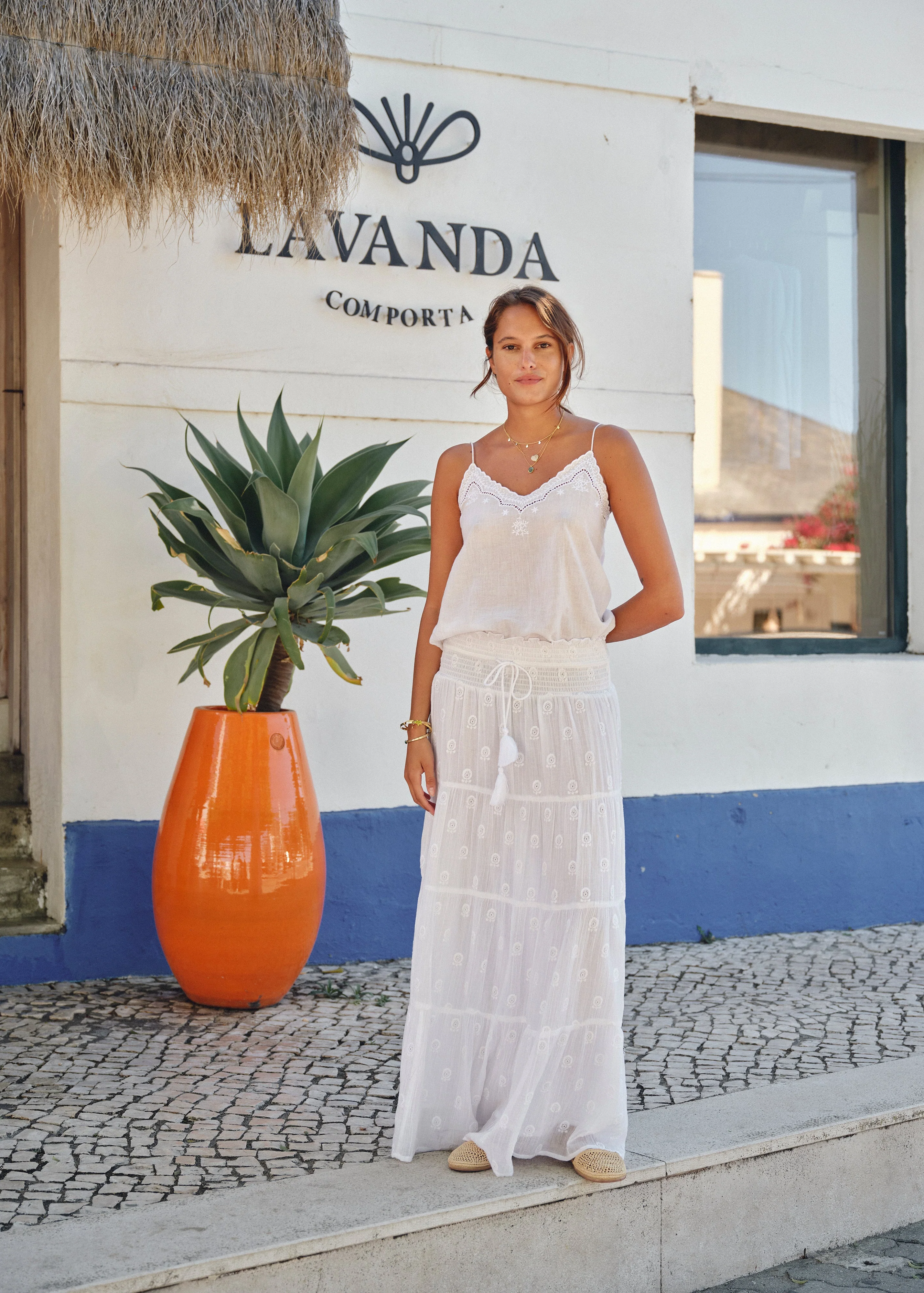 Lyla Camisole - White - Image 3