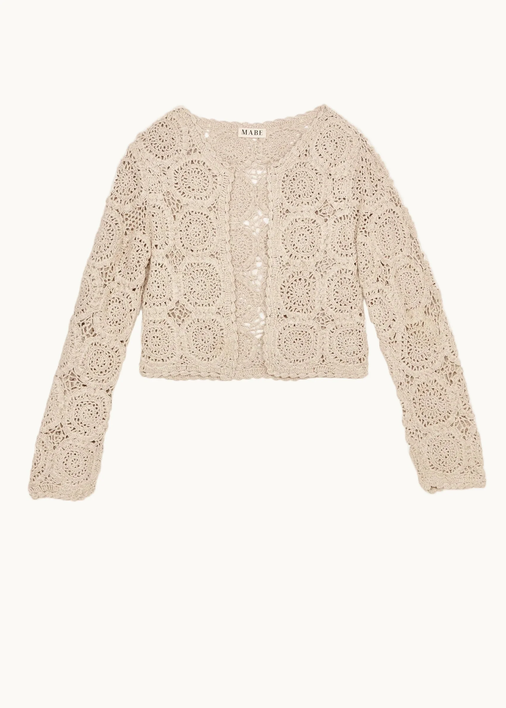 Maci Crochet Jacket - Ecru - Image 5