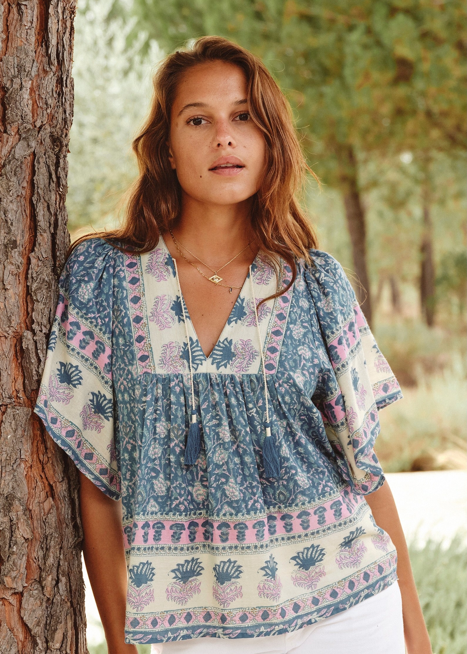 Myla Short Sleeve Top - Multi - Image 3