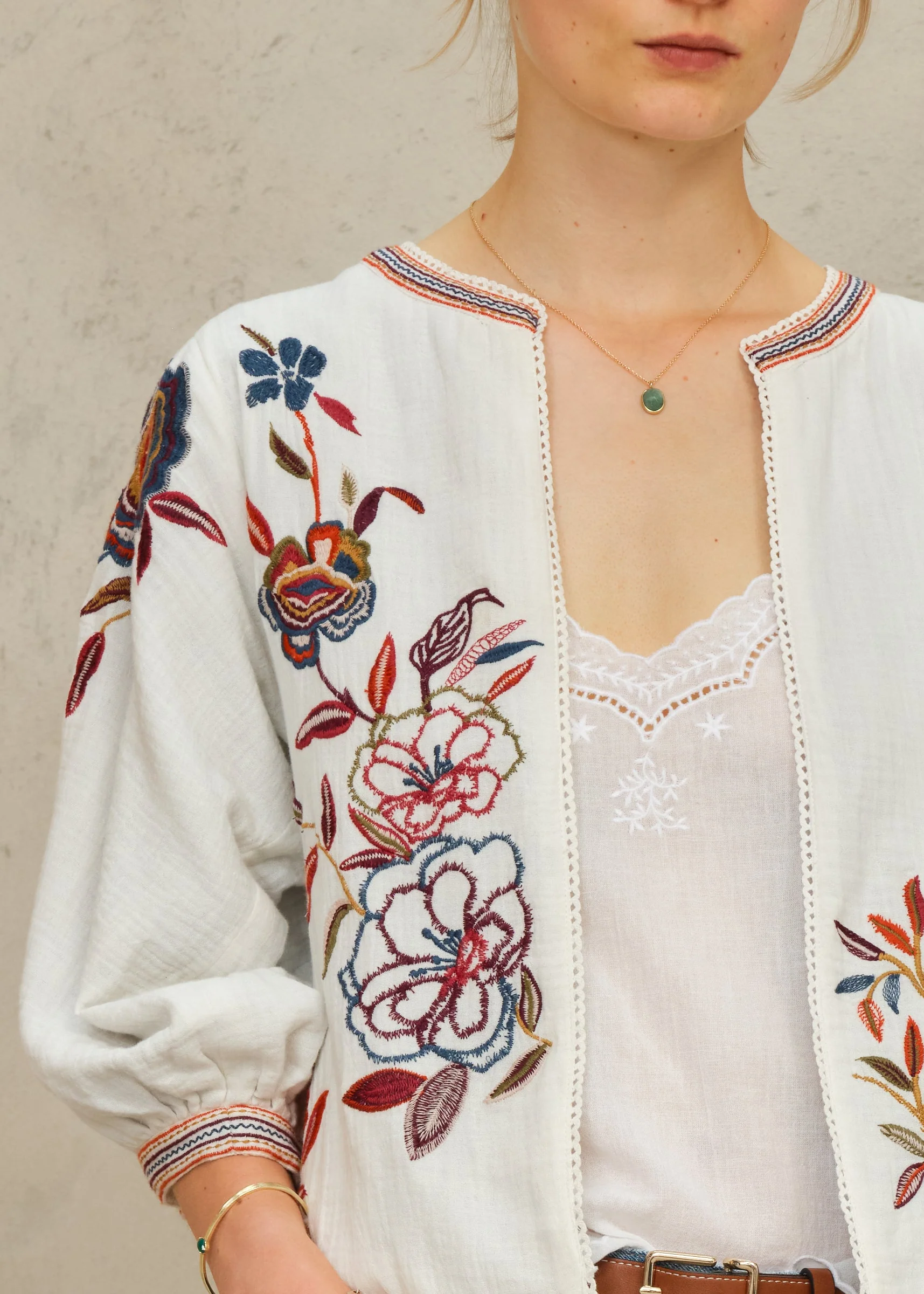 Ori Jacket - Ecru/Multi - Image 4