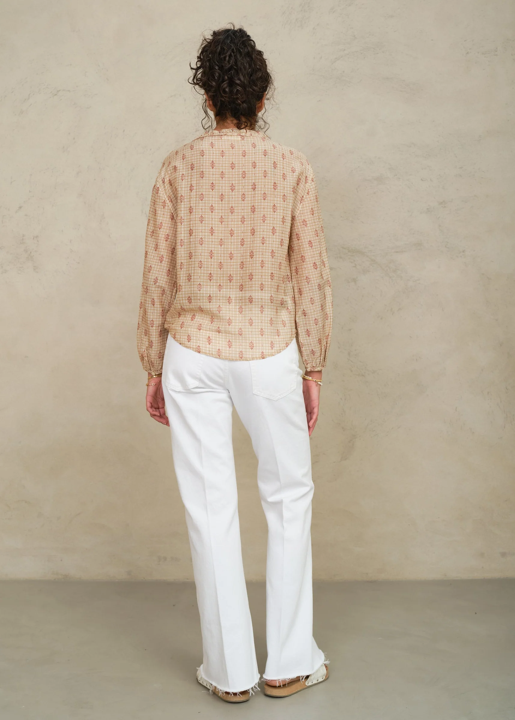 Orly Long Sleeve Top - Multi/Red - Image 3