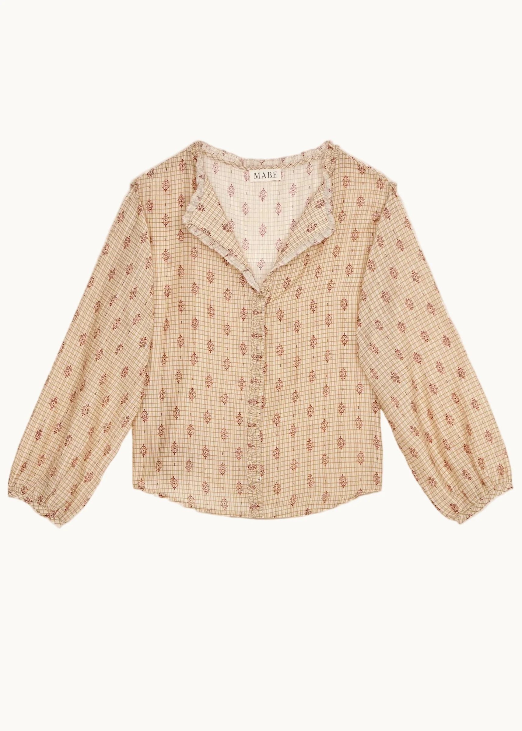 Orly Long Sleeve Top - Multi/Red - Image 5