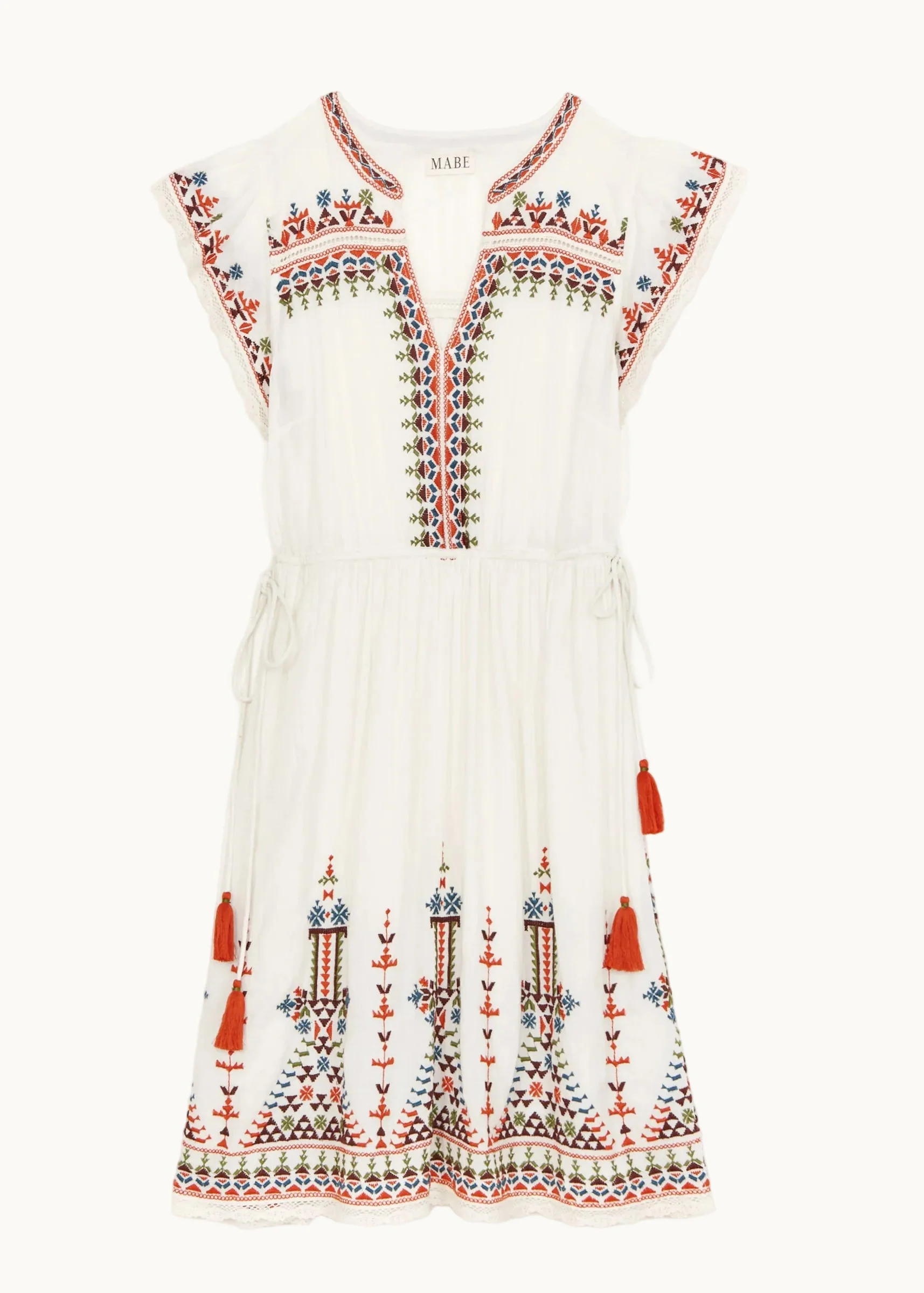 Rani Dress - Ecru/Multi - Image 5
