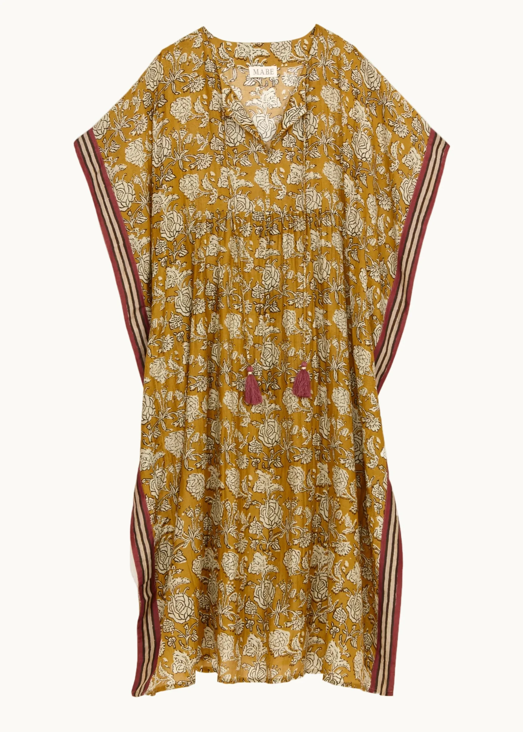 Tulsi Kaftan - Mustard - Image 4