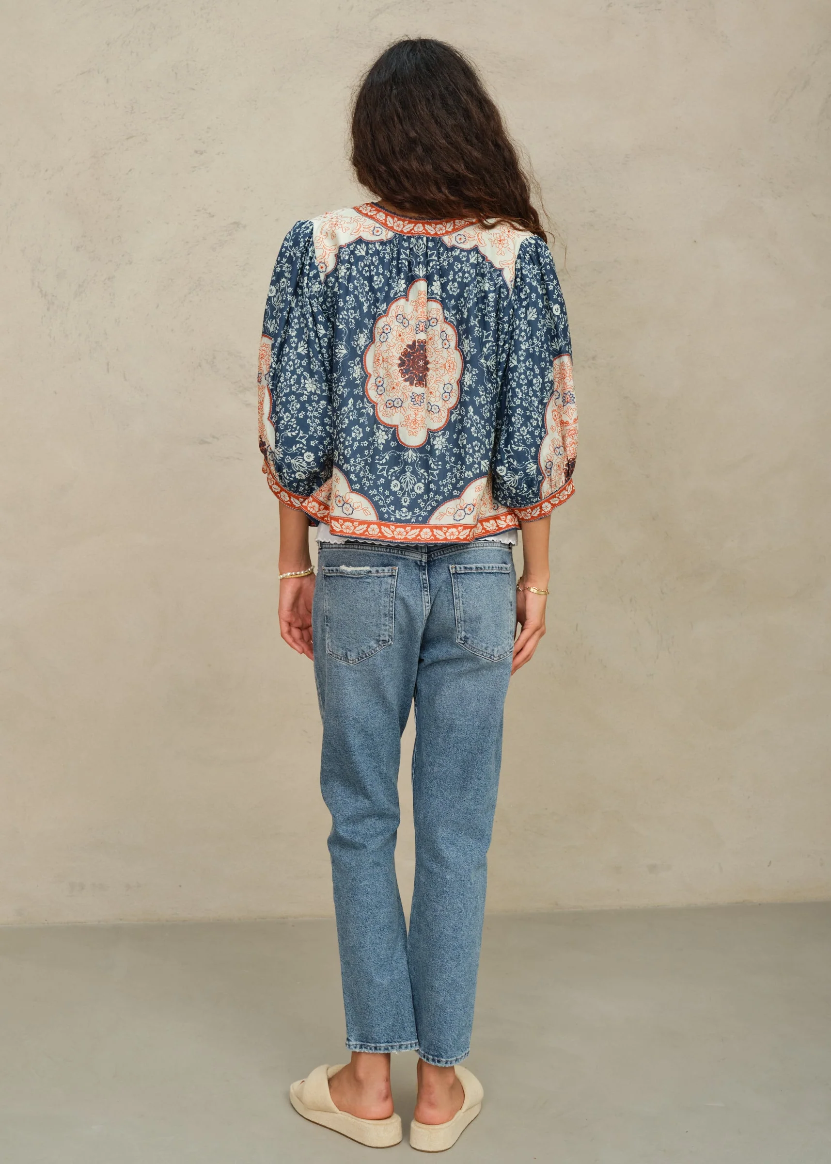 Ursa Jacket - Indigo/Ecru - Image 4